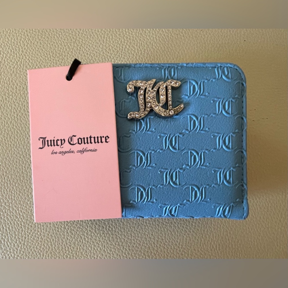Juicy Couture Blue Key & Card Holder
